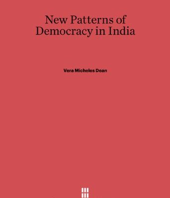 New Patterns Of Democracy In India (Second Edition)