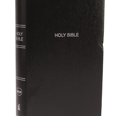 NKJV, Gift and Award Bible, Leather-Look, Black, Red Letter, Comfort Print