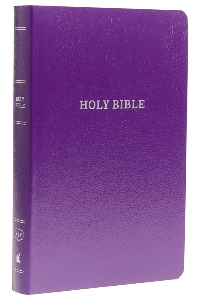 KJV, Gift and Award Bible, Imitation Leather, Purple, Red Letter Edition: Holy Bible, King James Version