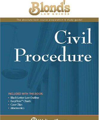 BLOND'S LAW GUIDES: CIVIL PROCEDURE