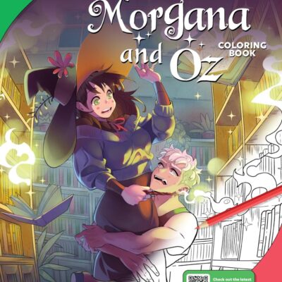 The Official Morgana and Oz Coloring Book: 46 original illustrations to color and enjoy (WEBTOON)