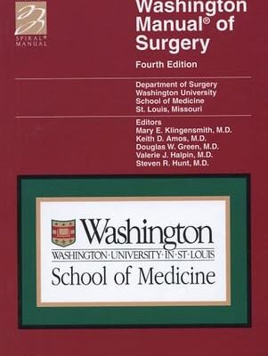 WASHINGTON MANUAL OF SURGERY 4/E (Spiral Manual Series)