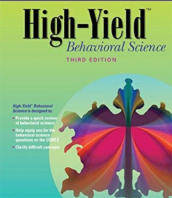 High-yield Behavioral Science (High-Yield Series)