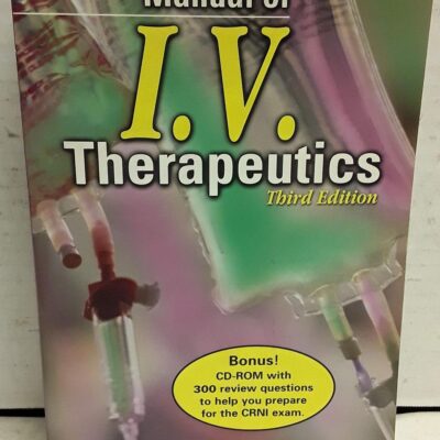 Manual Of I.V. Therapeutics, 3/E