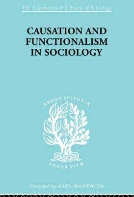 Causation and Functionalism in Sociology