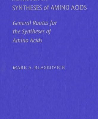 Handbook On Syntheses Of Amino Acids (Hb 2010)