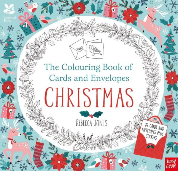National Trust: The Colouring Book of Cards and Envelopes - Christmas: Winner of the Waterstones Children's Book Prize