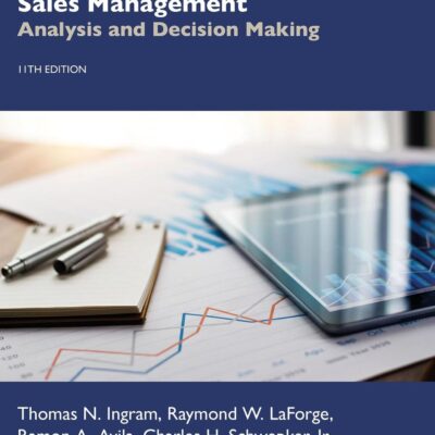 Sales Management: Analysis and Decision Making