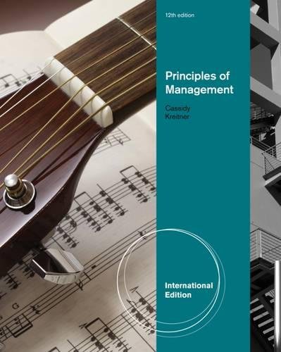 PRINCIPLES OF MANAGEMENT,12TH EDN