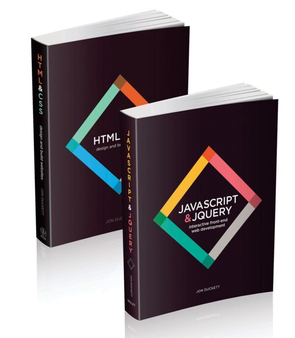 WEB DESIGN WITH HTML CSS JAVASCRIPT AND JQUERY SET OF 2 BOOKS