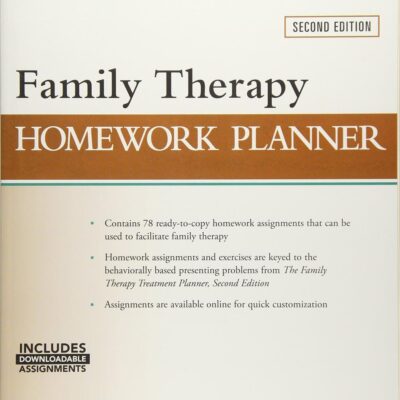 Family Therapy Homework Planner (PracticePlanners)