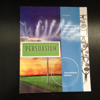 PERSUASION RECEPTION AND RESPONSIBILITY,13TH EDN