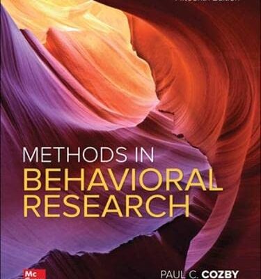 ISE Methods in Behavioral Research