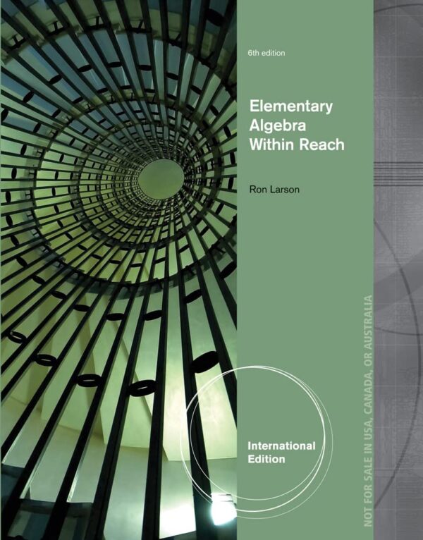 ELEMENTARY ALGEBRA, INTERNATIONAL EDITION 6TH EDITION