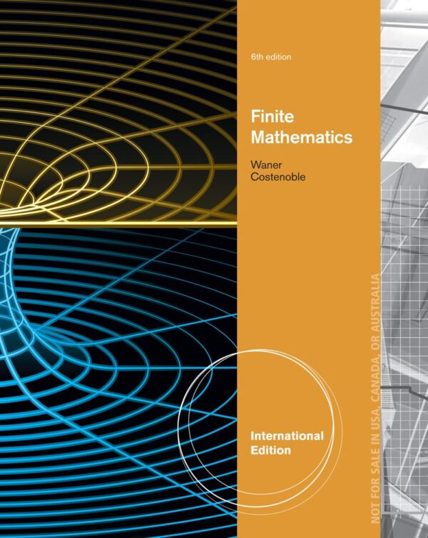 FINITE MATHEMATICS 6TH ED.
