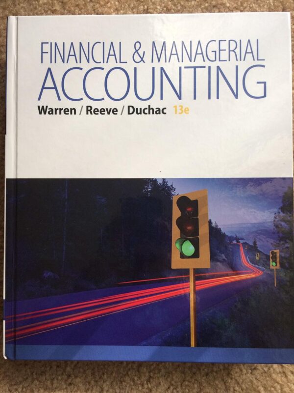 FINANCIAL/MANAGERIAL ACCOUNTNG
