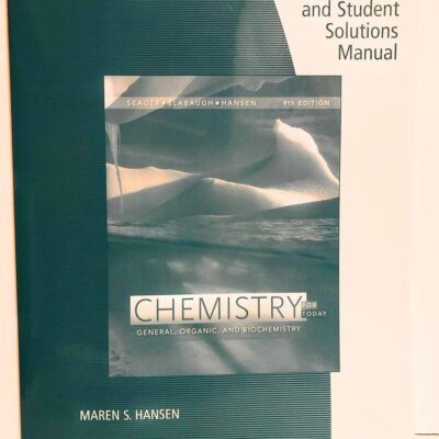 SG/SSM CHEMISTRY FOR TODAY GENERAL ORGANIC & BIOCHEMISTRY: General, Organic, and Biochemistry