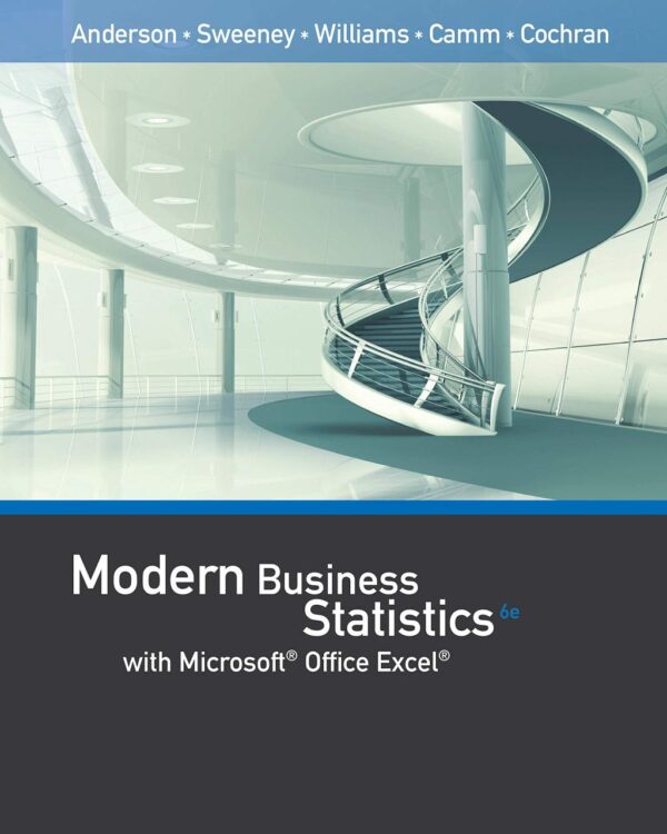 MODERN BUSINESS STATISTICS W/MICROSOFT EXCEL