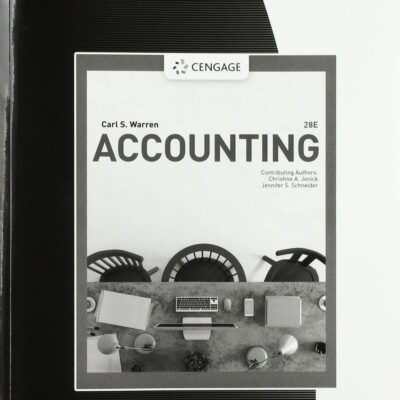 Working Papers, Chapters 18-26 for Warren/Jonick/Schneider's Accounting, 28th