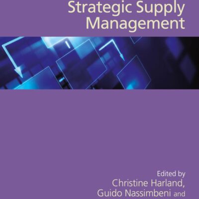 SAGE HANDBOOK OF STRATEGIC SUPPLY MANAGEMENT
