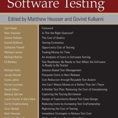 How to Reduce the Cost of Software Testing