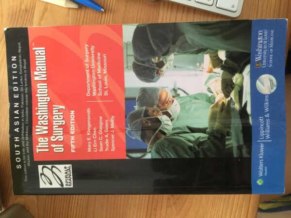 WASHINGTON MANUAL OF SURGERY - INTERNATIONAL EDITION, 5E