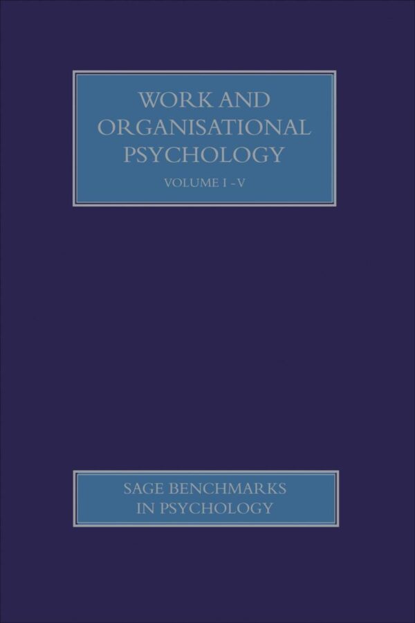 WORK AND ORGANISATIONAL PSYCHOLOGY, 5 VOL SET