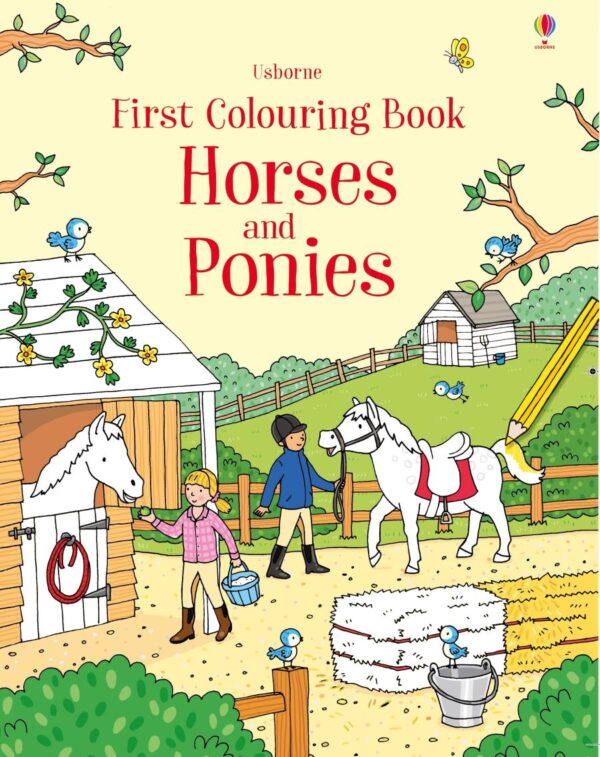 First Colouring Book: Horses And Ponies