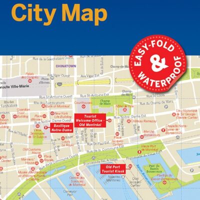 Lonely Planet Montreal City Map