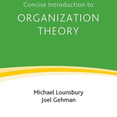 Concise Introduction to Organization Theory: From Ontological Differences to Robust Identities (Elgar Concise Introductions)