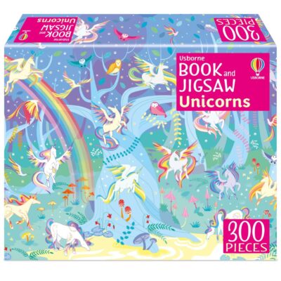 Usborne Book And Jigsaw Unicorns