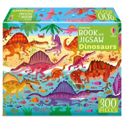 Usborne Book And Jigsaw Dinosaurs