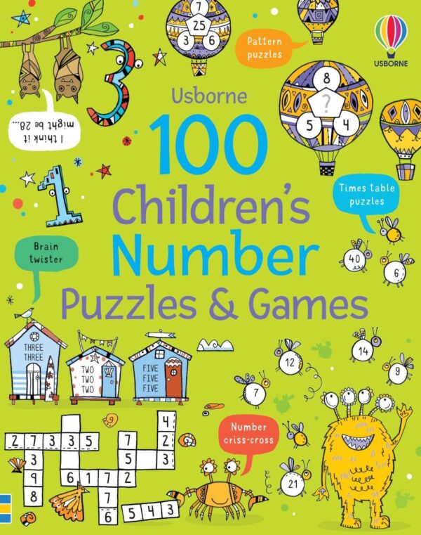 100 Children's Number Puzzles and Games (Puzzles, Crosswords and Wordsearches)