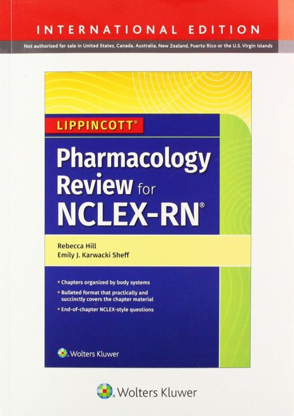 Lippincott Pharmacology Review For Nclex Rn (Ie) (Pb 2020)