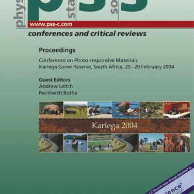 Proceedings of the Conference on Photo–Responsive Materials