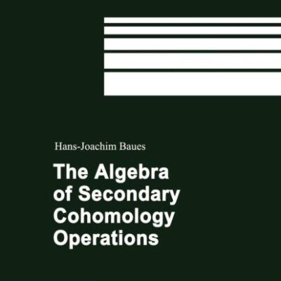 THE ALGEBRA OF SECONDARY COHOMOLOGY OPERATIONS: 247 (Progress in Mathematics)