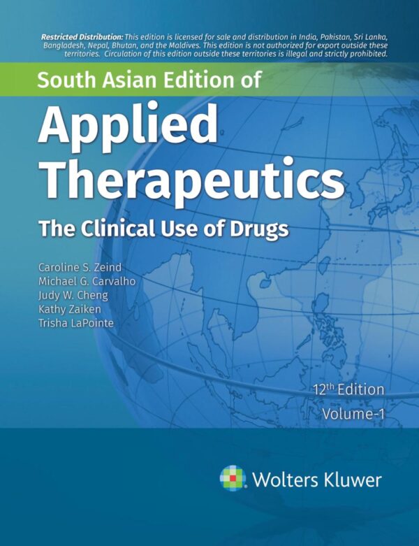 APPLIED THERAPEUTICS THE CLINICAL USE OF DRUGS 2 VOL SET 12ED (SAE) (HB 2024)