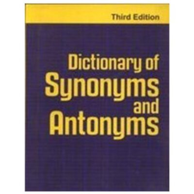 Dictionary Of Synonyms And Antonyms (Pb 2018)
