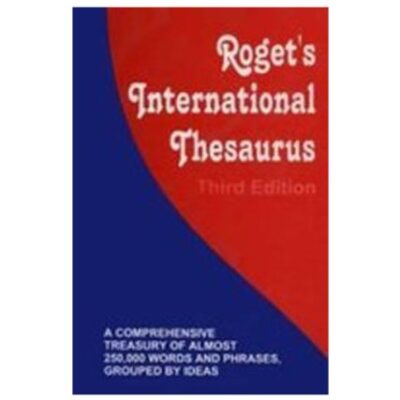 Rogets International Thesaurus 3Ed (Hb 2017)