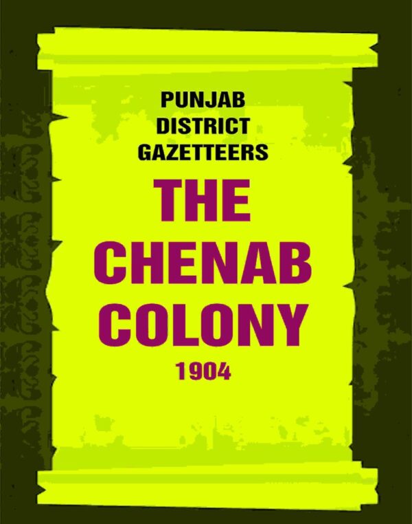 Punjab District Gazetteers: The Chenab Colony 1904 31st [Hardcover]