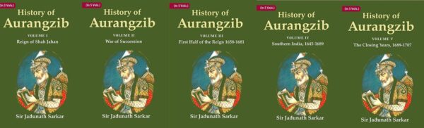History of Aurangzib Volume 5 Vols. Set