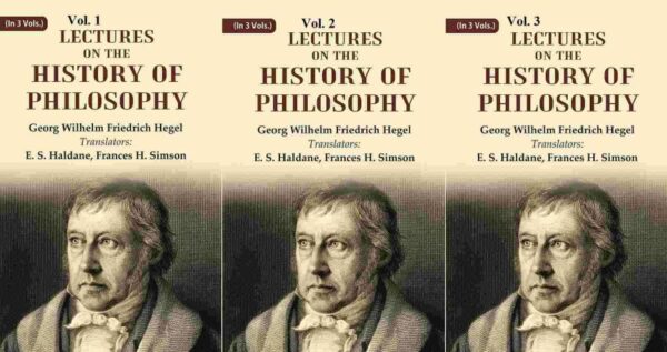 Lectures on the history of philosophy In 3 Vol.s (Set)