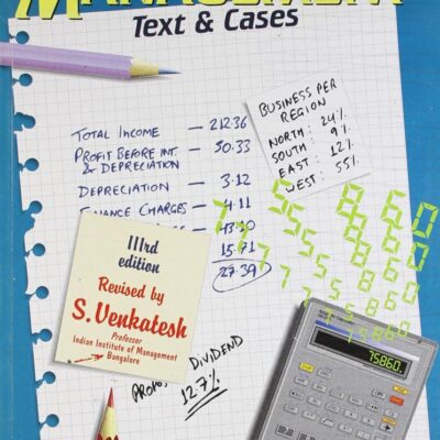 Accounting For Management: Text And Cases