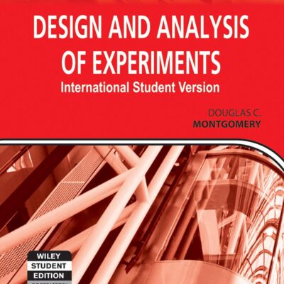 Design and Analysis of Experiments, 8ed, ISV