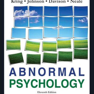 Abnormal Psychology, 11ed