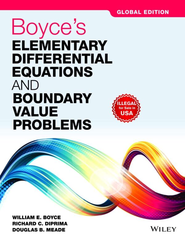 Boyce's Elementary Differential Equations and Boundary Value Problems, Global Edition | e