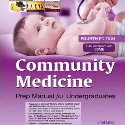 Community Medicine:Prep Manual for Undergraduates-4E