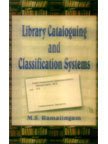 Library Cataloguing and Classification Systems
