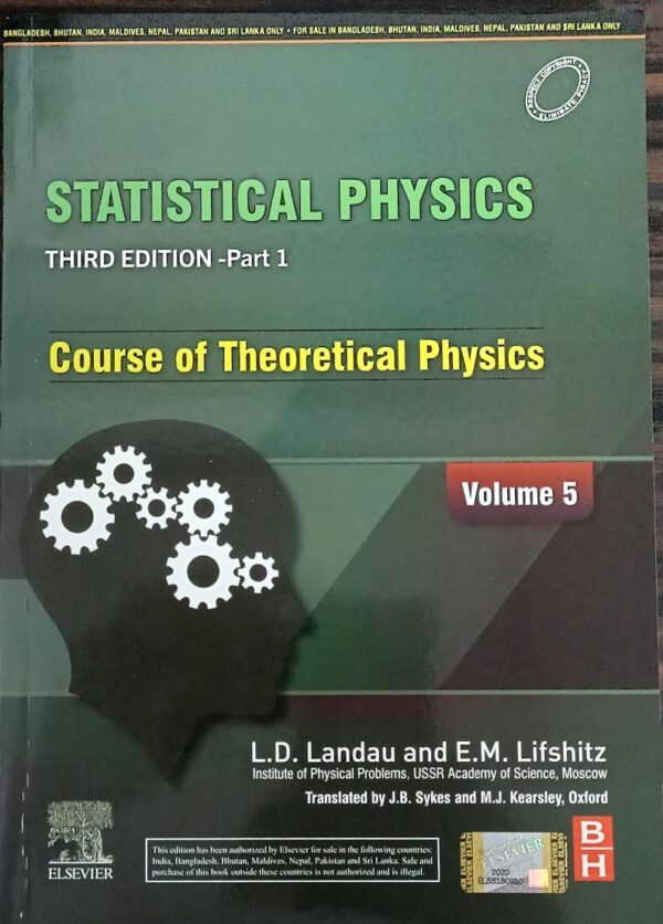 STATISTICAL PHYSICS, VOLUME 5 PART 1, 3RD EDN: Course of Theoretical Physics - Vol. 5