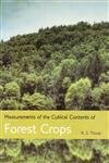Measurements of the Cubical Contents of Forest Crops